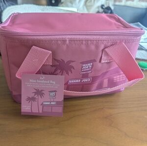 Trader Joe's Pink Mini Insulated Bag